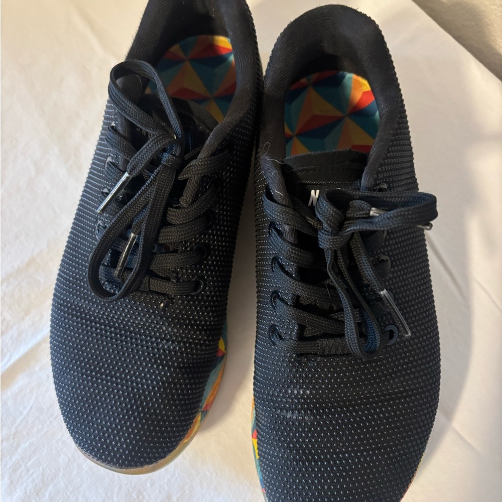 NOBULL Black Sneakers with Colorful Accents W 7.5